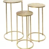 Promo ❤️ Glam Metal Accent Table - Set of 3 by Monroe Lane 👍