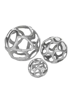 Buy 😍 Contemporary Aluminum Sculpture - Set of 3 by Monroe Lane 💯 -Monroe Lane Sales Belk 2284