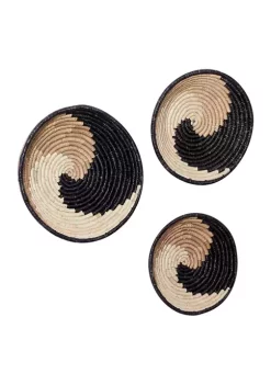 Coupon 🤩 Bohemian Seagrass Wall Decor - Set of 3 by Monroe Lane 😍 -Monroe Lane Sales Belk 22851