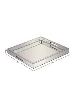 Hot Sale 👍 Glam Wood Tray by Monroe Lane 👍 -Monroe Lane Sales Belk 22875