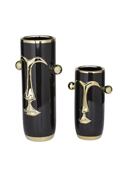 Flash Sale 👏 Modern Ceramic Vase - Set of 2 by Monroe Lane 👏