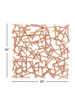 Flash Sale 🔥 Iron Contemporary Wall Décor - Set of 2 by Monroe Lane 🤩 -Monroe Lane Sales Belk 23065