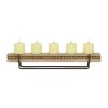 Budget ⭐ Coastal Wood Candelabra by Monroe Lane 🔥