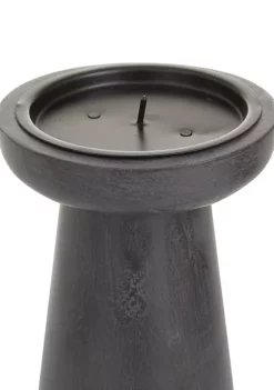 Cheap 🔥 Modern Mango Wood Candle Holder - Set of 3 by Monroe Lane 🧨 -Monroe Lane Sales Belk 23097