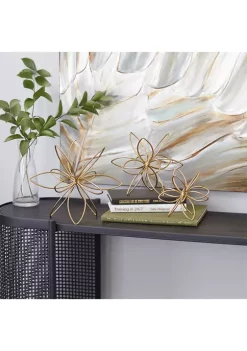 New ⌛ Contemporary Metal Sculpture - Set of 3 by Monroe Lane ⌛ -Monroe Lane Sales Belk 23104