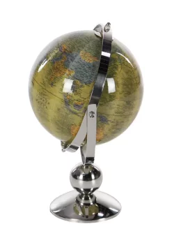 Best Sale 🥰 Traditional Stainless Steel Globe by Monroe Lane 🔥 -Monroe Lane Sales Belk 23125