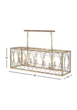 Buy 😀 Vintage Metal Chandelier by Monroe Lane 🤩 -Monroe Lane Sales Belk 23143