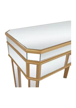 New 🥰 Glam Glass Console Table by Monroe Lane 🌟 -Monroe Lane Sales Belk 23158