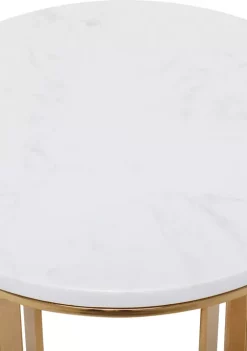 Outlet 🛒 Contemporary Metal Accent Table - Set of 2 by Monroe Lane ❤️ -Monroe Lane Sales Belk 23165