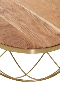 Discount 🎁 Contemporary Metal Accent Table - Set of 2 by Monroe Lane 🔔 -Monroe Lane Sales Belk 23171