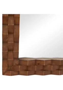 Wholesale 😉 Modern Wood Wall Mirror by Monroe Lane 🔔 -Monroe Lane Sales Belk 23176