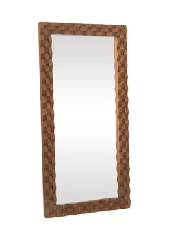 Wholesale 😉 Modern Wood Wall Mirror by Monroe Lane 🔔 -Monroe Lane Sales Belk 23178