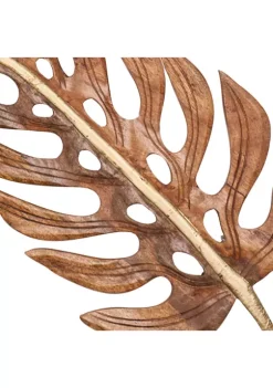 Hot Sale 👏 Coastal Mango Wood Wall Decor - Set of 3 by Monroe Lane 🔔 -Monroe Lane Sales Belk 23183