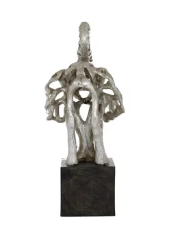 Budget 🤩 Polystone Eclectic Sculpture Elephant by Monroe Lane 🛒 -Monroe Lane Sales Belk 23191