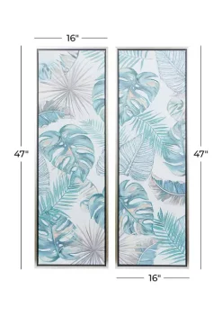 Best Pirce 🛒 Coastal Canvas Framed Wall Art - Set of 2 by Monroe Lane 🎁 -Monroe Lane Sales Belk 23215