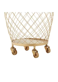 Brand new 💯 Modern Metal Storage Cart - Set of 2 by Monroe Lane ✨ -Monroe Lane Sales Belk 23219