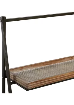 Discount ❤️ Industrial Wood Shelving Unit by Monroe Lane 🔔 -Monroe Lane Sales Belk 23225