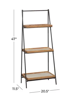 Discount ❤️ Industrial Wood Shelving Unit by Monroe Lane 🔔 -Monroe Lane Sales Belk 23226