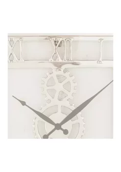 Budget 😍 Aluminum Wall Clock by Monroe Lane 🤩 -Monroe Lane Sales Belk 23237