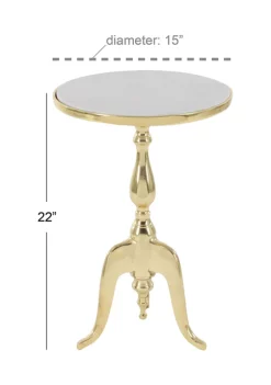 Wholesale 😍 Traditional Marble Accent Table by Monroe Lane 😀 -Monroe Lane Sales Belk 23242