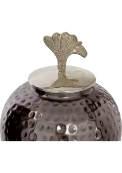 Best Pirce ⌛ Modern Metal Decorative Jars - Set of 2 by Monroe Lane 😍 -Monroe Lane Sales Belk 23272