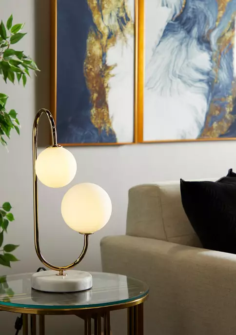 New ⌛ Contemporary Metal Table Lamp by Monroe Lane ✨ 2 New ⌛ Contemporary Metal Table Lamp by Monroe Lane ✨ - Image 2