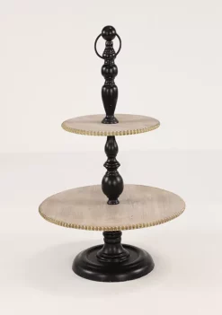 Flash Sale 🔥 Rustic Wood Tiered Server by Monroe Lane ✨