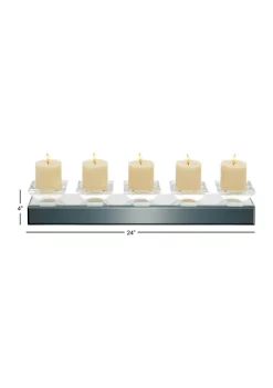 Top 10 ❤️ Glam Glass Candelabra by Monroe Lane 🛒 -Monroe Lane Sales Belk 23293