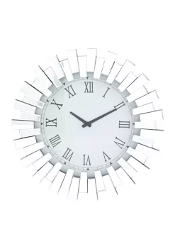 Discount π₯ Glam Wood Wall Clock by Monroe Lane π