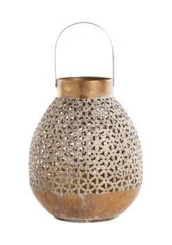 Cheap 😀 Eclectic Metal Lantern by Monroe Lane 🛒 -Monroe Lane Sales Belk 23332