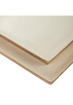 Flash Sale 🛒 Contemporary Wood Tray - Set of 2 by Monroe Lane 🎉 -Monroe Lane Sales Belk 23342