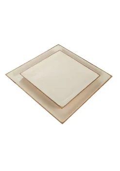 Flash Sale 🛒 Contemporary Wood Tray - Set of 2 by Monroe Lane 🎉 -Monroe Lane Sales Belk 23344