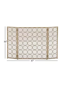Deals 🧨 Modern Metal Fireplace Screen by Monroe Lane 😉 -Monroe Lane Sales Belk 23363