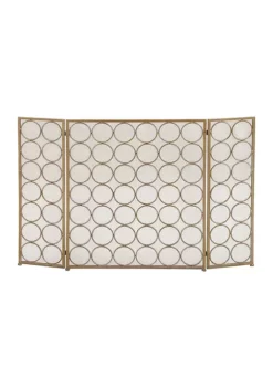 Deals 🧨 Modern Metal Fireplace Screen by Monroe Lane 😉 -Monroe Lane Sales Belk 23364