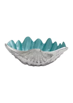 Best Sale 🛒 Coastal Metal Serving Bowl by Monroe Lane 🌟 -Monroe Lane Sales Belk 2339