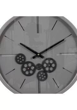New ✨ Metal Contemporary Wall Clock by Monroe Lane ⌛ -Monroe Lane Sales Belk 23399