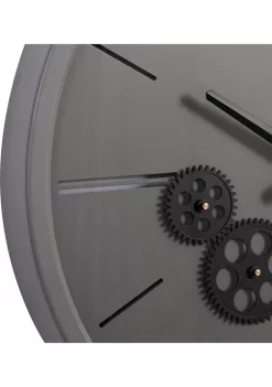 New ✨ Metal Contemporary Wall Clock by Monroe Lane ⌛ -Monroe Lane Sales Belk 23400