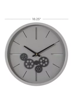 New ✨ Metal Contemporary Wall Clock by Monroe Lane ⌛ -Monroe Lane Sales Belk 23401