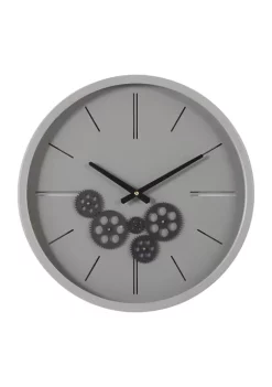 New ✨ Metal Contemporary Wall Clock by Monroe Lane ⌛ -Monroe Lane Sales Belk 23404