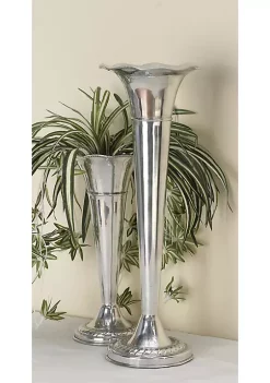 Cheapest 😍 Traditional Aluminum Vase by Monroe Lane 😀 -Monroe Lane Sales Belk 23463