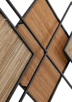 New 🎉 Modern Bamboo Wall Decor by Monroe Lane 😉 -Monroe Lane Sales Belk 23467