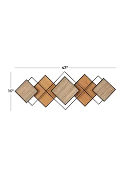New 🎉 Modern Bamboo Wall Decor by Monroe Lane 😉 -Monroe Lane Sales Belk 23468