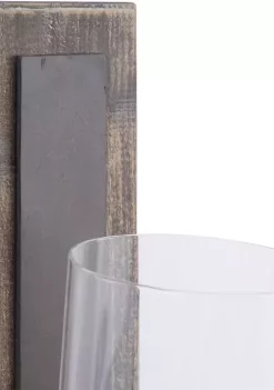 Flash Sale ❤️ Farmhouse Wood Wall Sconce by Monroe Lane ❤️ 8 Flash Sale ❤️ Farmhouse Wood Wall Sconce by Monroe Lane ❤️ -Monroe Lane Sales Belk 23529