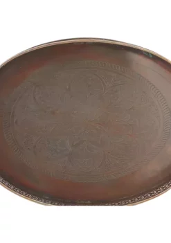 Wholesale ✨ Traditional Metal Tray - Set of 2 by Monroe Lane 🎉 -Monroe Lane Sales Belk 23568