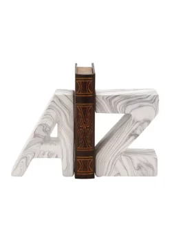 Promo ✨ Contemporary Mango Wood Bookends - Set of 2 by Monroe Lane 🌟 -Monroe Lane Sales Belk 23584
