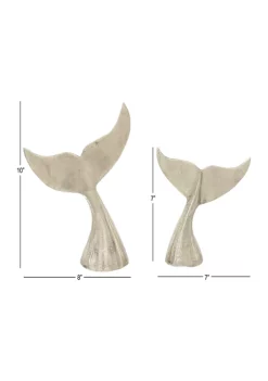 Hot Sale 🤩 Coastal Aluminum Sculpture - Set of 2 by Monroe Lane 🥰 -Monroe Lane Sales Belk 2364
