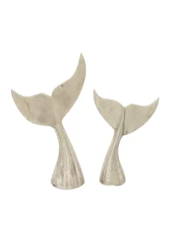 Hot Sale 🤩 Coastal Aluminum Sculpture - Set of 2 by Monroe Lane 🥰 -Monroe Lane Sales Belk 2365