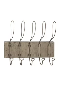 Best Sale 😉 Iron Vintage Wall Hook Rack by Monroe Lane 🎉