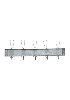 Best Sale 😉 Iron Vintage Wall Hook Rack by Monroe Lane 🎉 -Monroe Lane Sales Belk 23669
