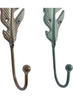 Wholesale 🔥 Eclectic Metal Wall Hook - Set of 3 by Monroe Lane 😀 -Monroe Lane Sales Belk 23687